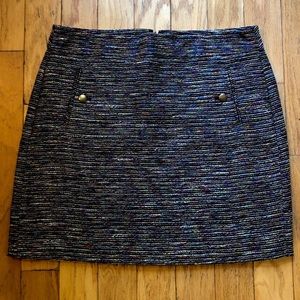 NWOT Ann Taylor LOFT Multicolor Lined Skirt New!!